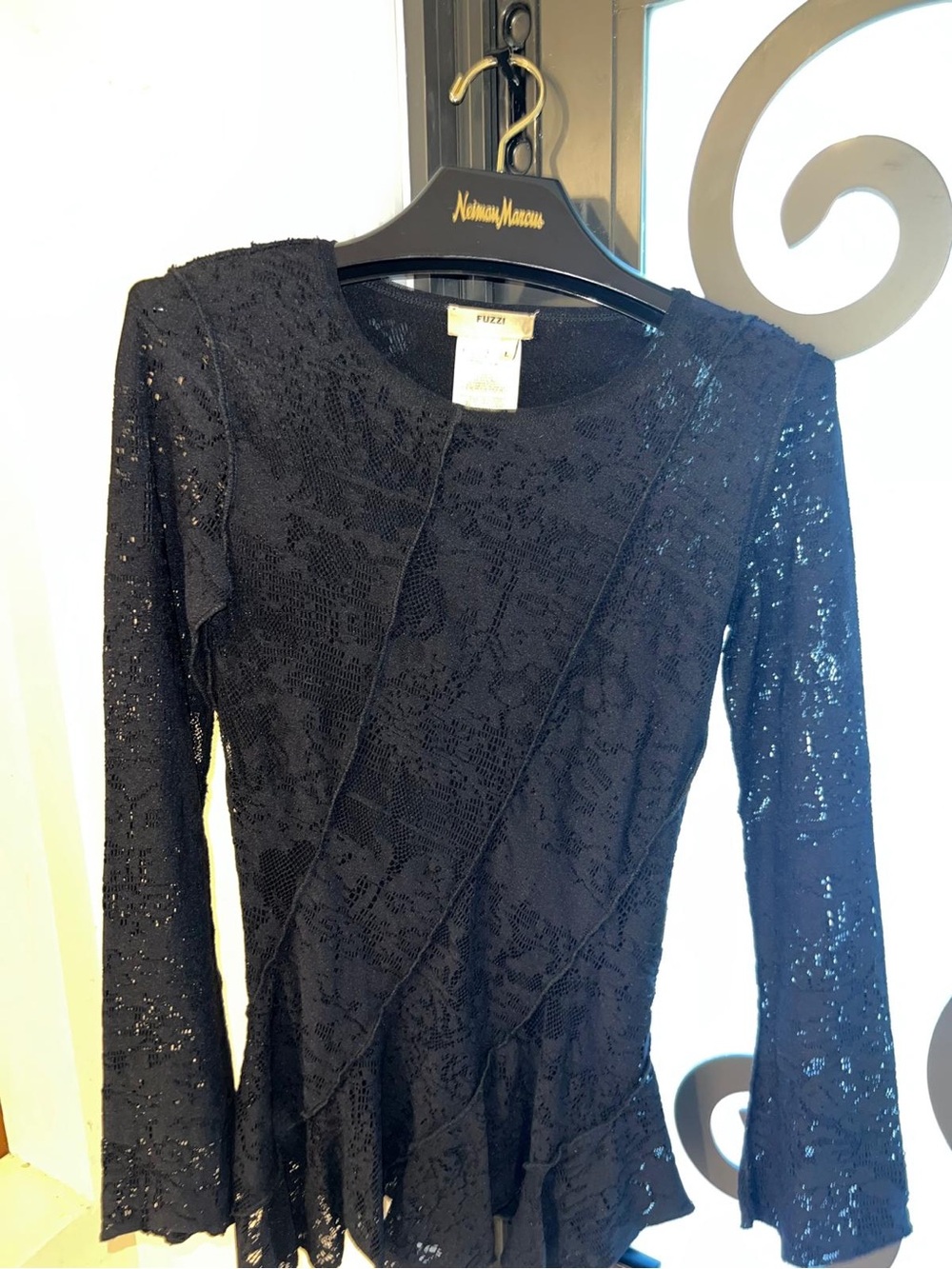 Fuzzi Italian Patchwork Lace Top